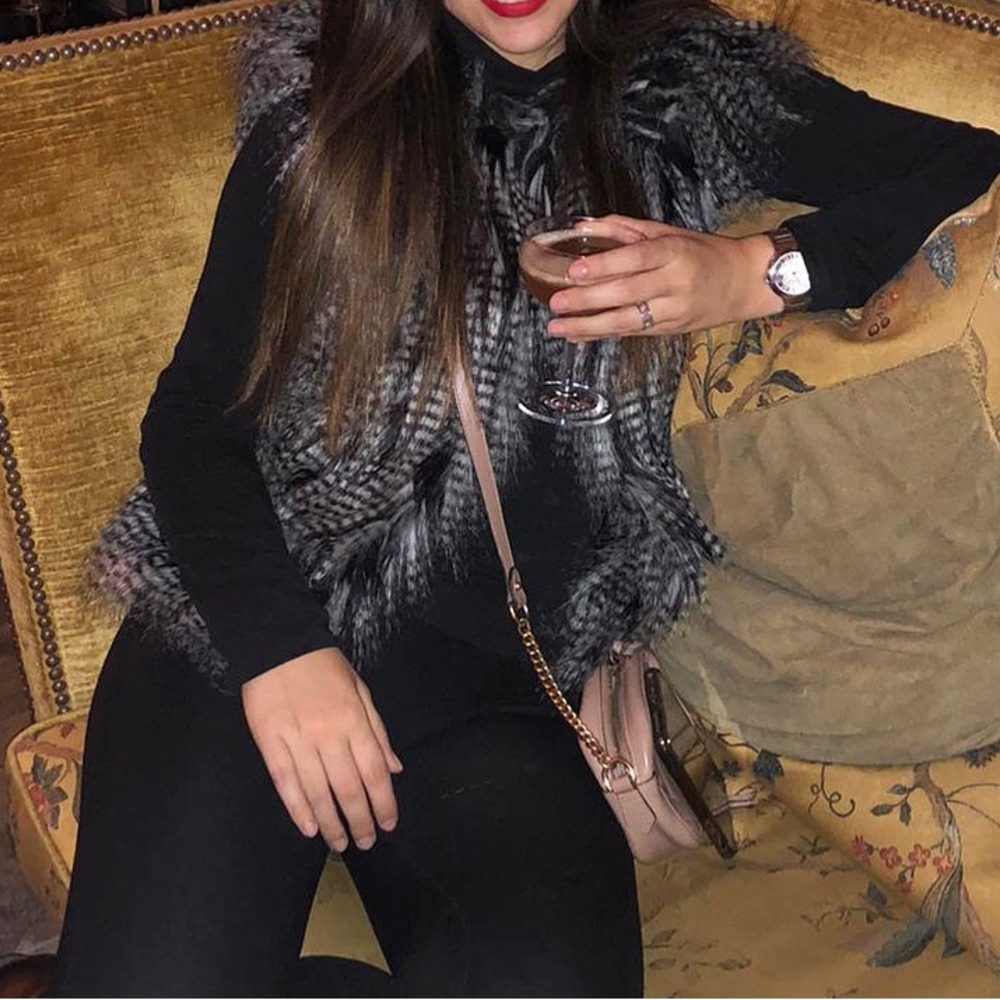BCBG Faux Fur Vest